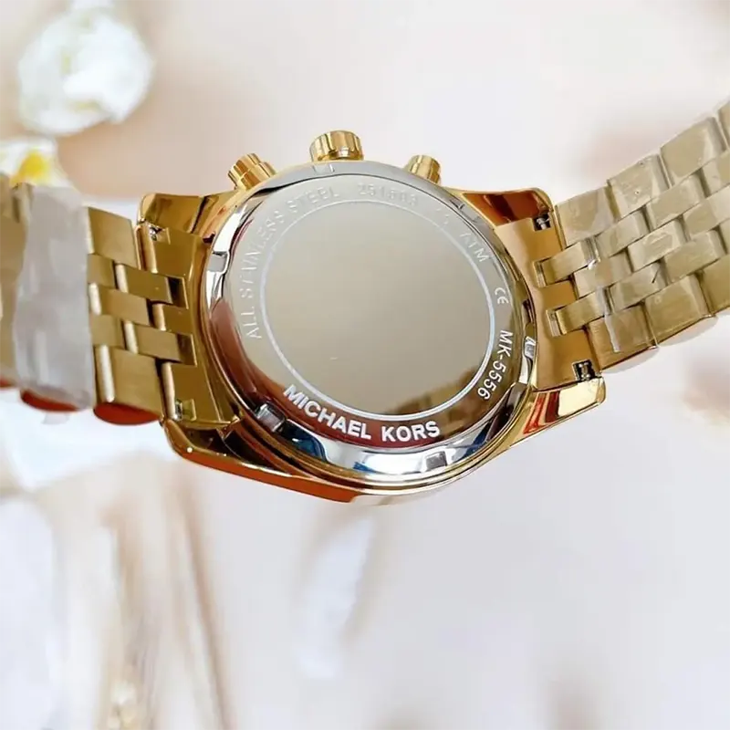 Michael Kors Lexington Gold-Tone Ladies Watch- MK5556